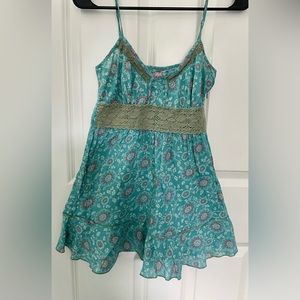 Free People juniors size 2 babydoll blouse tank top